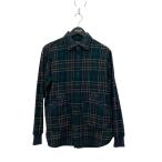 コムデギャルソンオム COMME des GARCONS HOMME チェックシャツ HB-B035 グリーン×ネイビー サイズ：S