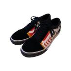 ショッピングダメージ バンズ VANS ELLEGARDEN Old Skool V36CF ELLE ローカットスニーカー ブラック×レッド サイズ：27.5