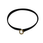  Jil Sander JIL SANDER RING BELT 1CM ремень черный 