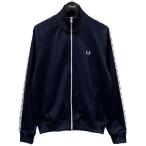 ショッピングフレッドペリー フレッドペリー FRED PERRY ジップアップジャケット Taped Track Jacket テープド トラックジャケット J4620 ネイビー