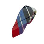 [ снижение цены ]THOM BROWNE. NEW YORK галстук голубой × красный (EC)
