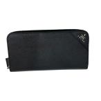 ショッピングプラダ プラダ PRADA ラウンドファスナー 長財布 2ML317 ブラック