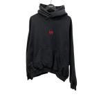 バレンシアガ BALENCIAGA Layered Faded Hoodie パーカー 767877 グレー サイズ：M