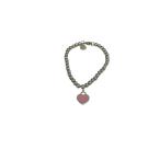 ティファニー Tiffany ＆ Co． ハート ビーズブレスレット シルバー
