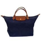 [ снижение цены ]LONGCHAMP ручная сумочка темно-синий (fre spo восток Osaka магазин )