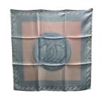  Chanel CHANEL шарф розовый × голубой 