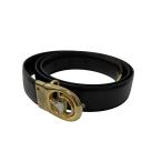  Gucci GUCCI ремень черный × Gold 