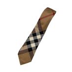  Burberry BURBERRY проверка галстук хаки 