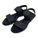 MARNI グリッター加工ジャージーサンダル ブラック サイズ：37 (梅田クロス茶屋町店) 220530