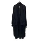 【値下げ】BLACK　COMME　des　GARCONS チュールスカートドッキングエステルコート ジャケット 1E-J024 ブラック サイズ：L (梅田クロス茶屋町店)