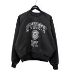 ショッピングstussy ステューシー stussy Overlock Varsity Raglan スウェット ブラック サイズ：S