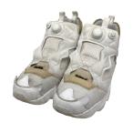 【値下げ】REEBOK×Maison Margiela maison margiela reebok ポンプフューリー スニーカー 128384027 ホワイト サイズ：29.0cm (梅田クロス茶屋町店)