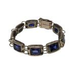 ブルーバーナム BLEUE BURNHAM ブレスレット 24091310001310 シルバー×ブルー