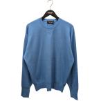 【値下げ】KAPTAIN SUNSHINE×JOHN SMEDLEY ニット ブルー サイズ：M (EC)