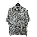 フェンディ FENDI FENDI フラワープリント 半袖シャツ FS0795 ABIZ ホワイト×ブラック サイズ：38
