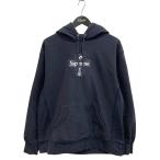 シュプリーム Supreme 20FW Cross Box Logo Hooded Sweatshirt パーカー ネイビー サイズ：M