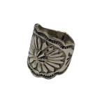  sunshine Lee bsSUNSHINE REEVES Navajo группа индеец ювелирные изделия кольцо серебряный размер :23 номер 