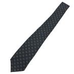 [ снижение цены ]GUCCI галстук 08.338.986 серый × белый размер :148×7cm (EC)