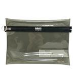 【値下げ】MM6 Maison Margiela クリアクラッチバッグ グレー (京都店)
