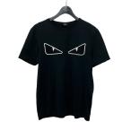 フェンディ FENDI コットンTシャツ ブラック サイズ：L