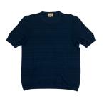 ショッピングエルメス エルメス HERMES Tシャツ 91-5729 ネイビー サイズ：L
