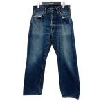 エヴィス EVISU カモメ デニムパンツ インディゴ サイズ:32×35