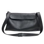 スタジオニコルソン STUDIO NICHOLSON SHIBORU LEATHER BAG ショルダーバッグ ブラック