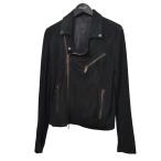 タリアトーレ TAGLIATORE FRANLIN   ラムスウェードレザージャケット RUE20-01 ブラック サイズ：46