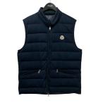 ショッピングmoncler モンクレール MONCLER ダウンベスト 110914330305 ネイビー サイズ：4