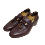 【値下げ】GUCCI タッセルローファー 624720 バーガンディー サイズ：9 (京都店)