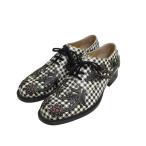 コムデギャルソン COMME des GARCONS レザーシューズ GK-04107 ブラック×ホワイト サイズ：22.5