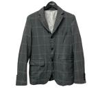 コムデギャルソンオムドゥ COMME des GARCONS HOMME DEUX 25SS 皺加工グレチェックテーラードジャケット DO-J028