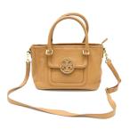 【値下げ】Tory Burch レザーショルダーバッグ ベージュ (堅田店)