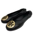 Tory Burch バレエシューズ ブラック サイズ：6 1／2 (堅田店) 220505