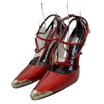 ALEXANDER WANG selena liquid patent サンダル レッド サイズ:37 (京都店) 220717