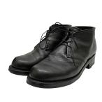 【値下げ】foot the coacher チャッカブーツ MIDDLE CUT SEAMLESS BOOTS ブラック サイズ：9 (堅田店)