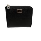 ショッピングGABBANA ドルチェアンドガッバーナ DOLCE ＆ GABBANA CALFSKCARD HOLDER WITH BRANDED PLATE L字ファスナー財布