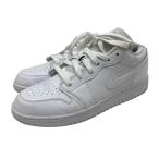 ナイキ NIKE JORDAN 1 LOW 553560-101 ホワイト サイズ：23.5cm