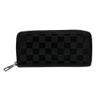 ルイヴィトン LOUIS VUITTON ダミエ アンフィニ ジッピーウォレットヴェルティカル N63324 ブラック