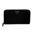 プラダ PRADA ナイロンラウンドファスナー 長財布 1ML506 ブラック