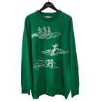 ショッピングロンハーマン アールエイチシーロンハーマン RHC Ron Herman ジャガードニット RH-001 グリーン サイズ：XL