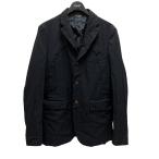 コムデギャルソンオムドゥ COMME des GARCONS HOMME DEUX ストライプ テーラードジャケット DI-J047 ブラック サイズ