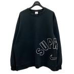 ナイキ×シュプリーム NIKE×Supreme 22SS Arc Crewneck クルーネックスウェット DM1776−010 ブラック サイズ:X