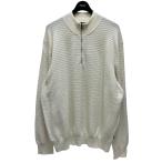 [ снижение цены ]BOSS половина Zip вязаный "теплый" белый размер :XXXL (. рисовое поле магазин )