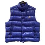 モンクレール MONCLER ダウンベスト F20911A53800 ブルー サイズ：7