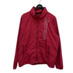 シュプリーム Supreme 16SS ロゴ ナイロンジャケット Nylon Windbreaker レッド サイズ:L