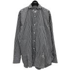ブラックコムデギャルソン BLACK COMME des GARCONS チェック シャツ 1M-B026 ホワイト×ブラック サイズ:S