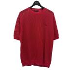 プラダ PRADA 半袖メッシュニット S221 1020 レッド サイズ:52