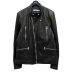 ノンネイティブ nonnative レザーライダースジャケット NN-J3005 ブラック サイズ:2