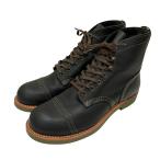 レッドウィング RED WING Iron Ranger w  Green Sole レースアップブーツ 04331 ブラック サイズ：26cm